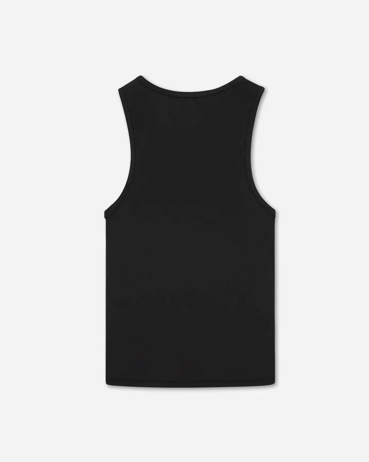 Wmns Stretch Racer Tank Top - Black Onyx fra Bareen