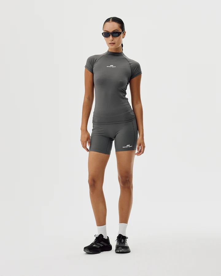 Wmns Performance Tight Shorts - Iron Gate fra Bareen