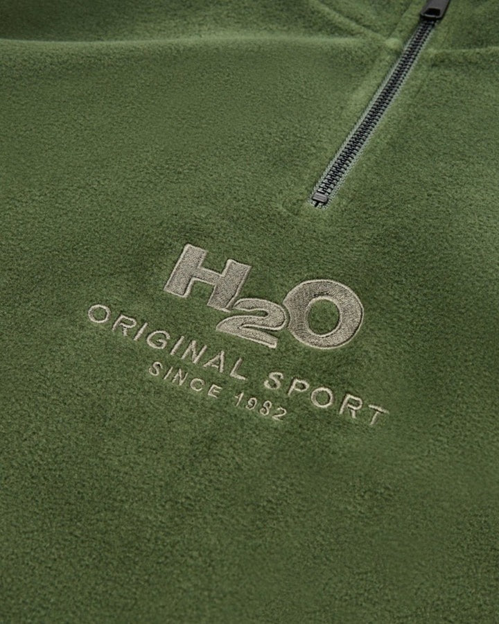 Blåvand II Fleece Half Zip - Army