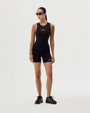 Wmns Stretch Racer Tank Top - Black Onyx fra Bareen