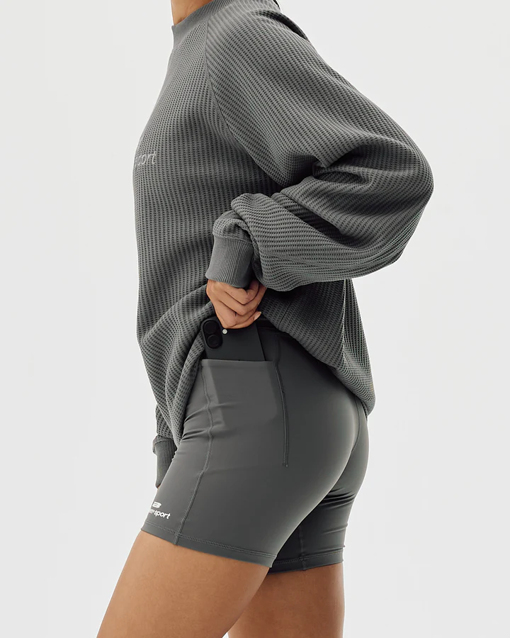 Wmns Performance Tight Shorts - Iron Gate fra Bareen