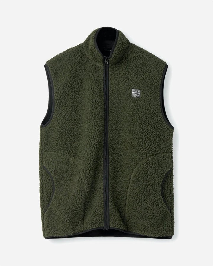 Langli Pile Waist Coat - Army