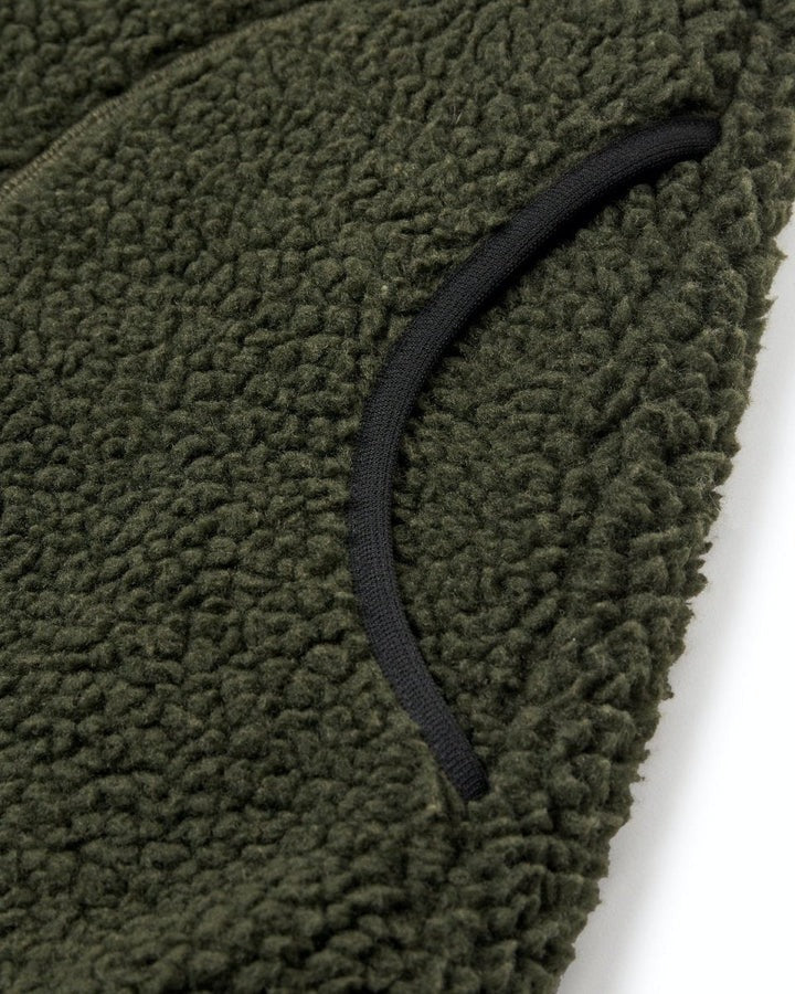 Langli Pile Waist Coat - Army