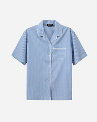 Rønne Essential Pajamas Shirt - Blue_White Stripe