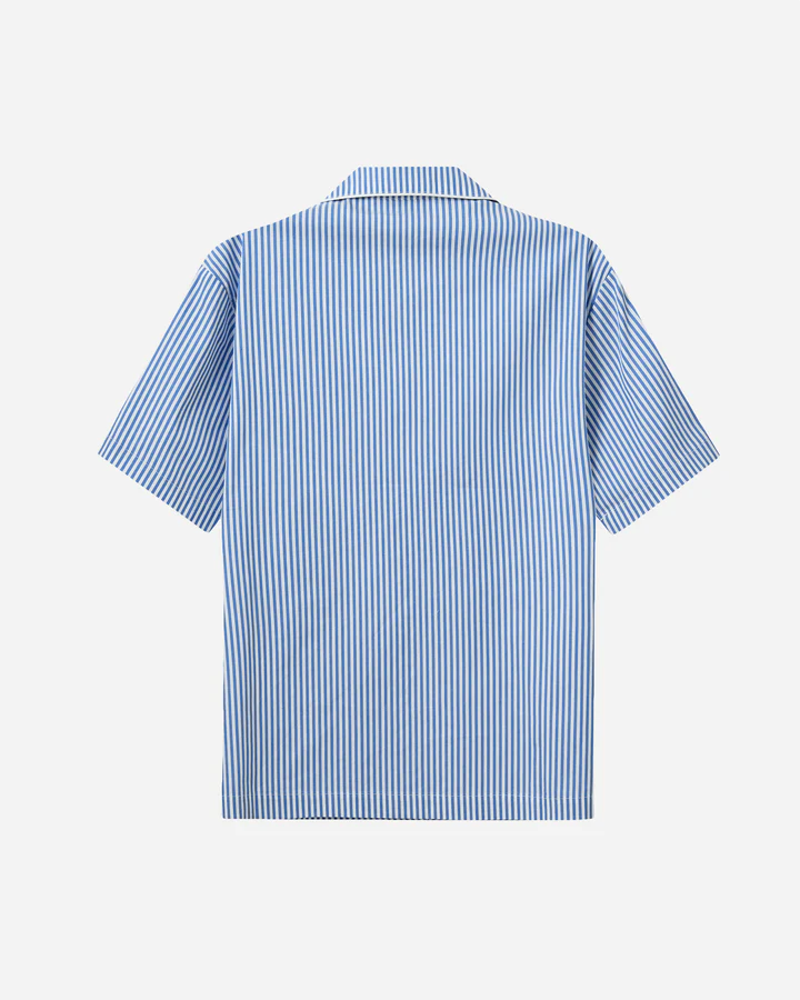 Rønne Essential Pajamas Shirt - Blue_White Stripe
