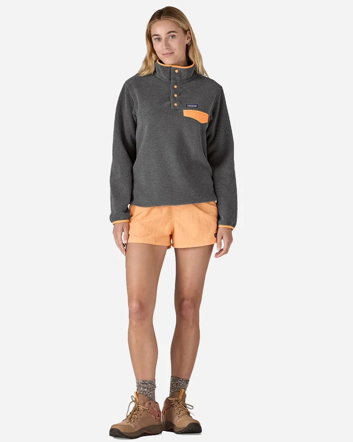 W's LW Synch Snap-T P_O - Nickel w_Vivid Apricot