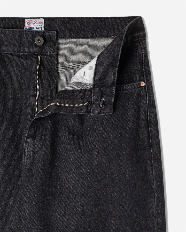 Wide 5 - Charcoal Denim