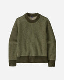 W's Recycled Wool-Blend Crewneck Sweater - Ridge _ Pine Needle Green