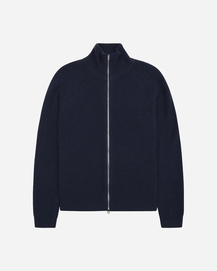 Jass Wool Zip - Navy
