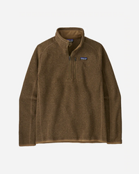M's Better Sweater 1_4 Zip - Coriander Brown