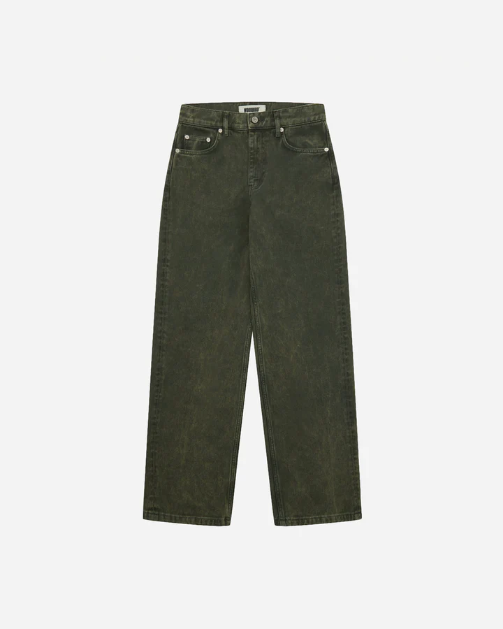 Carla Colour Jeans - Dark Green