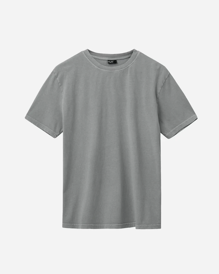 Kap Dan Tee Solid - Lt. Grey Mel