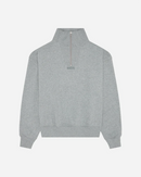 Lok Base Half Zip - Light Grey Melange