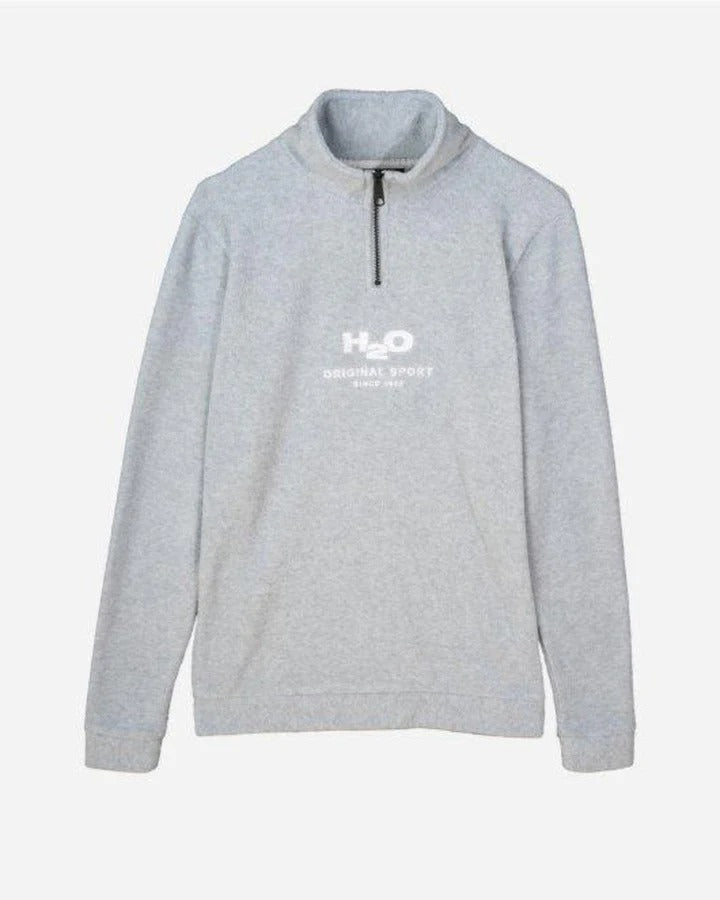 Blåvand Fleece Half Zip - Lt. Grey Mel