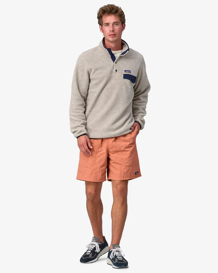 M's LW Synch Snap-T P_O - Oatmeal Heather _ Smolder Blue