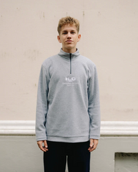 Blåvand Fleece Half Zip - Lt. Grey Mel