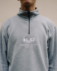 Blåvand Fleece Half Zip - Lt. Grey Mel